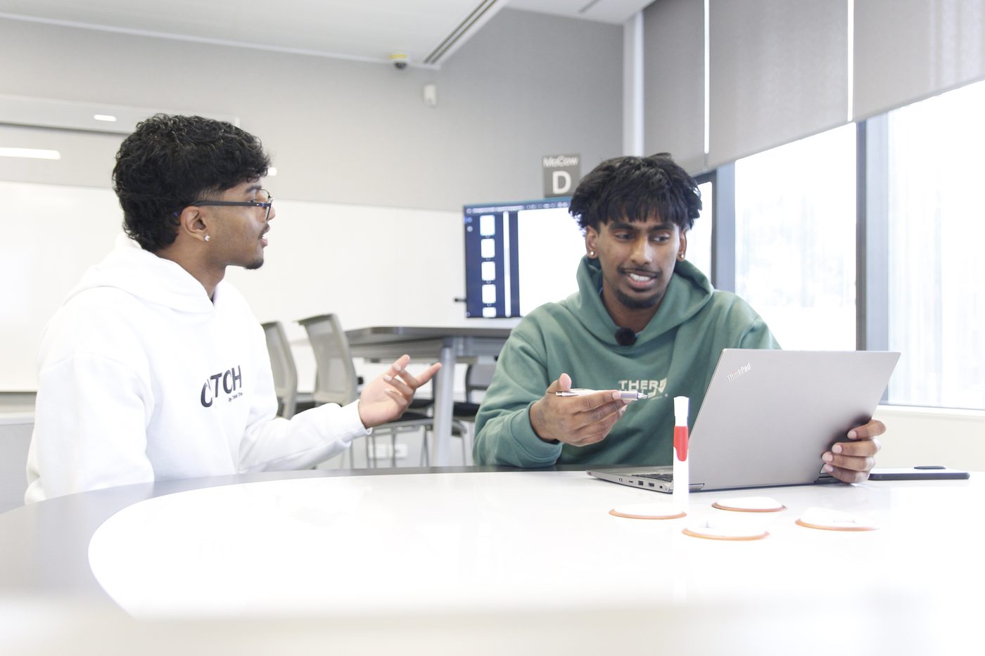 Lumen Academy students studying together